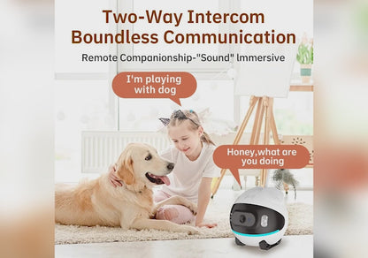 PET Monitoring WiFi Camera for Elderly and Children, Wireless 2.4G Smart Voice Robot